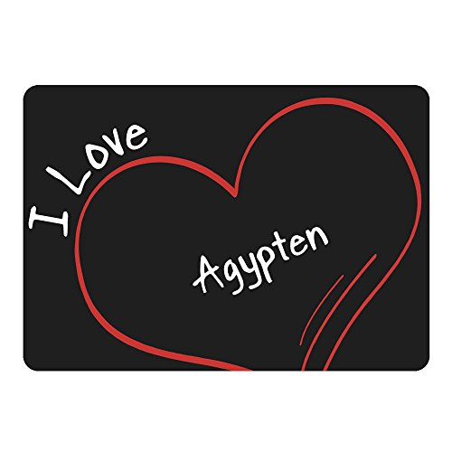 Preisvergleich Produktbild Mousepad Modern I Love Ägypten schwarz