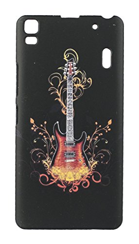 Sun Mobisys®; Lenovo A7000 and Lenovo K3 Note Back Cover; Touch Feel Embossed Printed Back Case for Lenovo A7000 and Lenovo K3 Note - Guitar