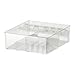 Produktbild IKEA GODMORGON -Box mit Fächern transparent - 32x28x10 cm