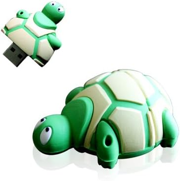 4GB Novelty Cartoon Cute Green Turtle USB Flash Key Pen Drive Memory Stick Gift UK [PC]