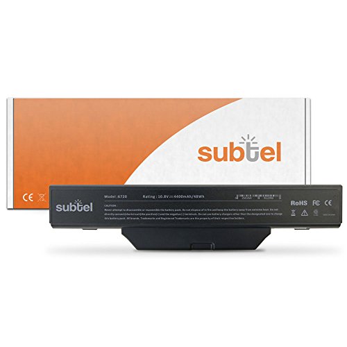 subtel® Qualitäts Akku (4400mAh) für HP Compaq 6720s 6730s 6735s 6820s 6830s HP 550 Compaq 510 511 515 516 610 615 HSTNN-IB51 (10.8V)* Notebookakku Laptopakku Ersatzakku Batterie