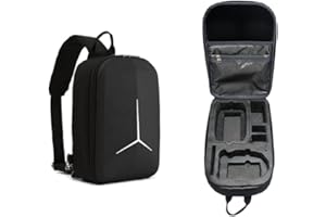 BEISDIRECT BesDirect - Bolsa de almacenamiento para DJI Mini 3 Pro, mochila de mensajero, bolsa de pecho portátil, caja de moda para DJI Mini 3 Pro, accesorios de bolsa de hombro, Negro, 31*20.5*11.5cm