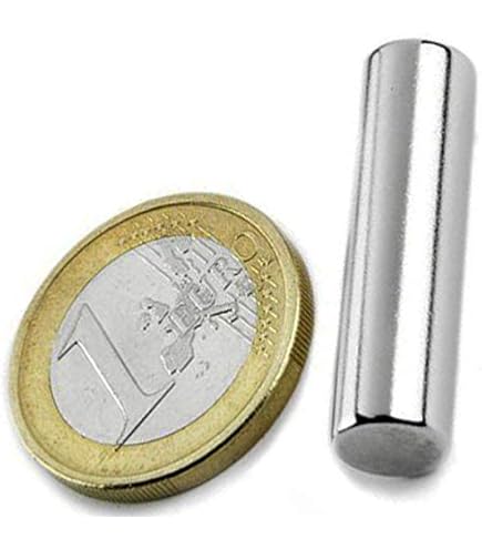 100 x Stabmagnet Magnet-Stab 3 x 6mm Neodym N48 (NdFeB) Nickel