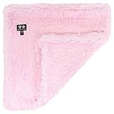 Minky kuscheln BESSIE AND BARNIE Bubble Gum Luxus-Schal, Ultra Plüsch, Kunstfell, für Hunde, Katzen, Welpen, superweich, wendbar, Verschiedene Größen, XL - 56\
