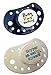 ESSKA Trendy Busy Doing Latex Soother (Black/White, Pack of 2)