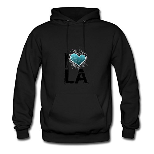 Jameskings Styling Women I Love La Hoodies - I Love La Designed In Xx-large