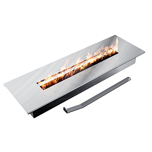 Ethanol brenner (L) mit sicherem Brennsystem, Edelstahl, 1,5 Liter, TÜV geprüft, - 2