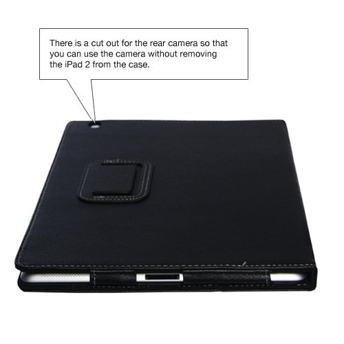 iPad 2 Hülle (Schwarz), Snugg – Smart Case mit lebenslanger Garantie + Sleep / Wake Funktion - 4
