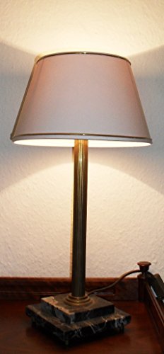 Designer Lampenschirm weiss konische Form Goldkante Ø 25bis 40cm (WEISS-20*30*18cm) - 5
