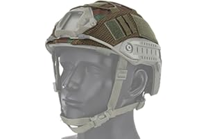 ACEXIER Tactical Helmet Cover Airsoft Hunting Tactical Military Combat Helmet Cover CS Gioco di guerra per casco veloce in taglia M/L Ops-Core PJ/BJ/MH tipo casco veloce