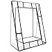 Produktbild perfk Geometrisches Glas Terrarium Box Glas Sukkulente Pflanzgefäß Deko Metall Sukkulenten Töpfe Pflanze Töpfe Mini Blumentöpfe - durchsichtig, 190*155*78MM