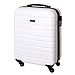 Produktbild Karry Handgepäck Bordgepäck Hartschalen Koffer für Kurzreisen Urlaub Reisen Businesskoffer Trolley Case TSA Schloss 30 Liter Weiß 815