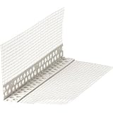 50 Stab Profi Gewebeeckwinkel 80x120mm 100lfm Winkelprofil Kantenschutz Fassade Armierungsgewebe PVC