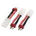 Produktbild sourcingmap 3 Stk 78mm Länge, Stecker zu T-Verbinder Buchse Adapter Kabel f RC Hubschrauber Akku DE de