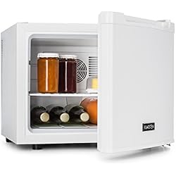 Klarstein Manhattan - Minibar, Mini-réfrigérateur, Réfrigérateur à boisson, A, 35 L, env. 45x39x52,5cm (LxHxP), Faible bruit de fonctionnement, 1 étagère, 3 niveaux de température, Blanc