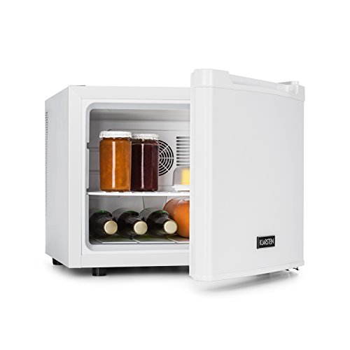 Klarstein Manhattan - Minibar, Mini-réfrigérateur, Réfrigérateur à boisson, A, 35 L, env. 45x39x52,5cm (LxHxP), Faible bruit de fonctionnement, 1 étagère, 3 niveaux de température, Blanc