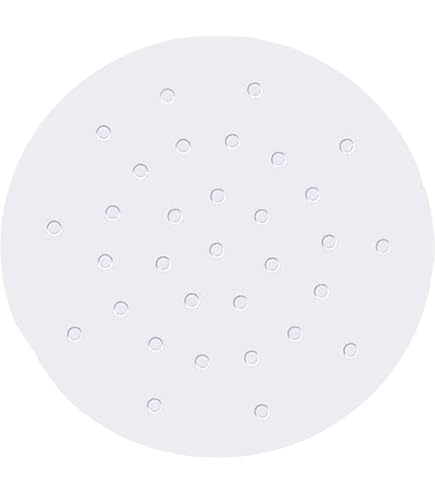 Papier Cuisson Bambou 100 Feuilles - Diamètre 23cm, Antiadhésif, Résiste Jusqu'à 230°C | Pour Friteuse à Air, Cuisson Vapeur, Dim Sum - 3