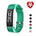 Produktbild LETSCOM Fitness Armband mit Pulsmesser Fitness Tracker Schrittzähler Aktivitätstracker Sport Armbanduhr Pulsuhr Schlafmonitor Kalorienzähler für Herren Damen Kinder