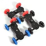 Package Contains One Item High Quality Pro Desktop DSLR Kamera 5D2 Rail Track Slider Dolly Tabelle Auto - Blue