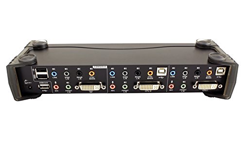 Aten CubiQ CS1782A 2-fach KVM Umschalter (Dual-DVI, 7.1 Audio, 120 Hz 3D, USB) - 6