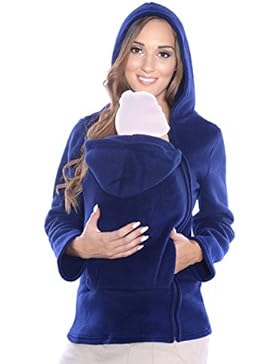 Tragejacke / Fleecepullover für Tragetuch Tragepullover für beide / Stillpullover 3072A