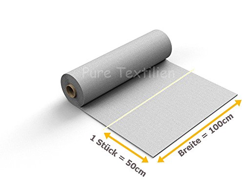 Filz, Filzstoff, Dekorationsfilz, imprägniert, Breite 100 cm, Dicke 4 mm, Meterware 0,5 lfm – melange rot - 3