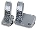 Produktbild amplicomms PowerTel 1702, Schnurloses Großtastentelefon mit zusätzlichem Mobilteil, Hörgerätkompatibel in HD Sound