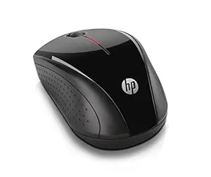 HP X3000 Wireless Optical Mouse 1600DPI 2.4GHz Connectivity with 3 Buttons Clickable Scroll Wheel and Plug N Play Feature (Black)