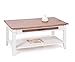 Produktbild Inter Link Country Chic Tolosa A6 Couchtisch >Cassala 7.2.< mit Ablageb.weiß-sepia