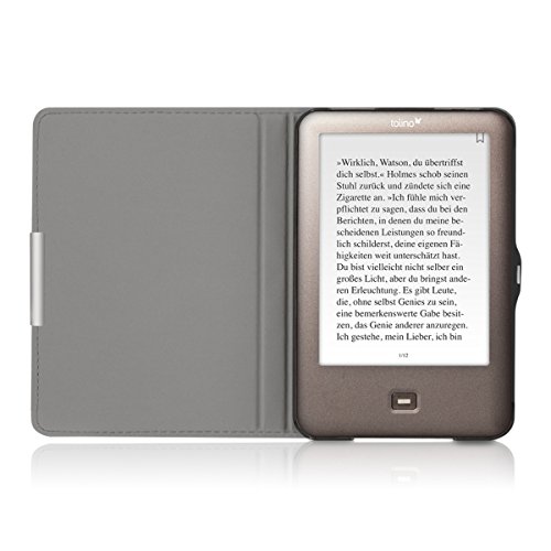 kwmobile Hülle für Tolino Shine / Page – Flipcover Case eReader Schutzhülle – Bookstyle Klapphülle Schwarz - 4