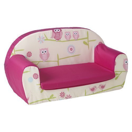 Ready Steady Bed Childrens Toddler Foam Sofa, Owls