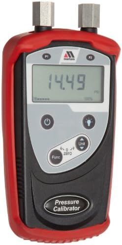 Meriam M1 Series Digital Manometer Calibrator, 0-2585mm Hg Range, +/- 0.10% Accuracy, 1/8" NPT Female Connection