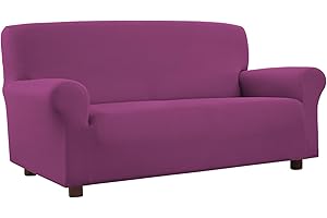 BANZAII TEXTILE INNOVATOR ONLINE Banzaii Copridivano - Elasticizzato Antimacchia - con braccioli sagomati - Made in Italy (Fuxia, 2 Posti (estensibile da 100 a 150 cm))