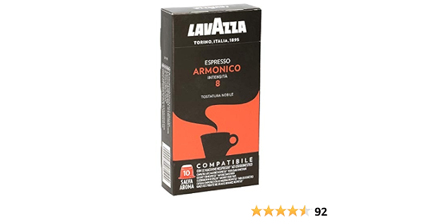 300 capsule caffè Lavazza compatibili NESPRESSO MISCELA ARMONICO :  Amazon.it: Alimentari e cura della casa