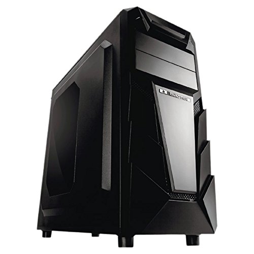 Bultaco Technology Sherpa GT 301 Torre Negro Carcasa de Ordenador - Caja de Ordenador (Torre, PC, Acrilonitrilo butadieno estireno (ABS), SECC, Acero, ATX,Micro-ATX,Mini-ITX, Negro, Juego)