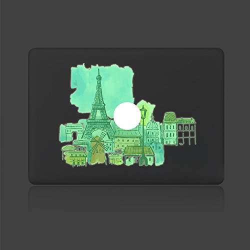 Vococal Night-Luminous PVC Abnehmbar Notebook Skin-Aufkleber Partielle Decals Sticker Abziehbilder Abziehbild für 13 Zoll Apple MacBook Air A1466 / A1369 / MacBook Pro A1278, Stil A - 4