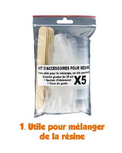 Cléopâtre - LCC20-ACC - Accessoires pour Mélanger Résine