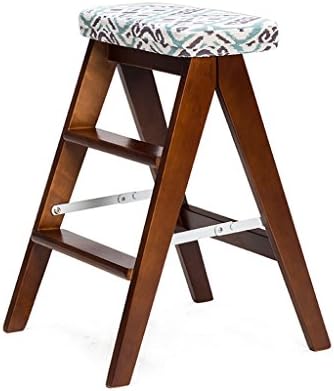 Desk Chair Simple Modern Household Solid Wood Folding Table And Chairs Practical Kitchen Stool Office Chair ( Color : #3 , Design : Pack of 3 )