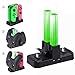 Price comparison product image Teepao Charging Dock for Nintendo Switch Joy Con, 6 In 1 Dual Controller Charger Charging Dock Stand Station For Nintendo Switch Pro Controllers With LED Indicators