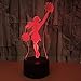 Produktbild 3D LED Optische Täuschung Die Lampen Nachtlicht, 7 Farben Touch Kunst Skulptur Lichter Mit USB Kabel Schlafzimmer Schreibtisch Tischdekoration Die Lampe Für Kinder Erwachsene,Cheerleader