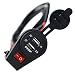 Produktbild MagiDeal Auto Motorrad Boot Dual USB Port-Ladegerät Mit Schalter LED-Anzeige