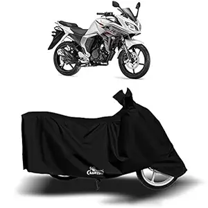 AARTRI - Yamaha Fazer-FI New BS6 Water Resistant - UV Protection & Dust Proof Full Bike - Scooty Two Wheeler Body Cover for Yamaha Fazer-FI (Jet Black)