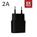 Produktbild MyGadget 6X Universal Netzteil - USB Ladestecker Adapter (5V / 2A) - Ladeadapter Ladegerät für Apple iPad, iPhone, Lenovo, Samsung Galaxy Tab - Schwarz