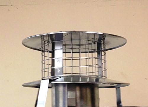 Chimney Cowl Bird Guard 6" Pot Hanger GALVANISED Steel