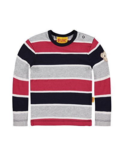 Steiff Baby Boys T-Shirt 1/1 Arm T-Shirt Crew Neck Long Sleeve Shirt, Multicoloured (original Multicolored 0004), 5 Years (Manufacturer size: 110)