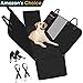 Price comparison product image Dog Car Seat Cover with Mesh Viewing Window, ATMOKO Durable Scratch Proof Dog Seat Covers with Seat Belts / Storage Pocket/Side Flaps, Waterproof Dog Hammock Nonslip Backing and Seat Anchors for Cars