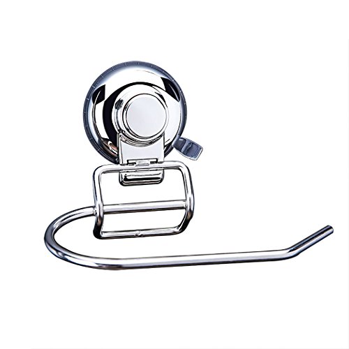Preisvergleich Produktbild FUNRUI Toilettenpapierhalter mit Saugnapf SUS304 Edelstahl Toilettenrollenhalter Ohne Nohren WC-Rollenhalter Papierhalter Wandrollenhalter Klopapierhalter Chrom