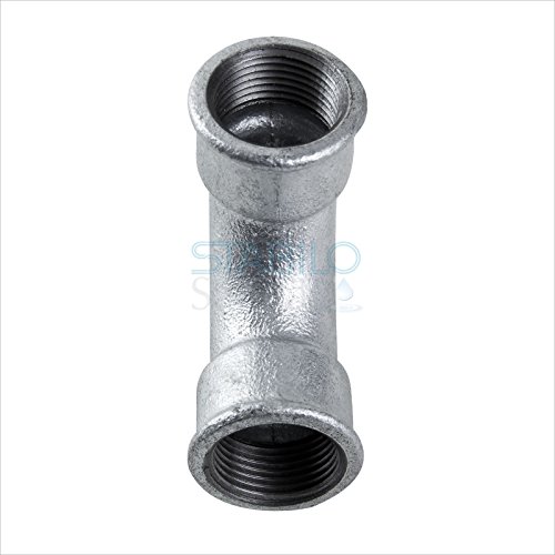 Stabilo-Sanitaer Rohrbogen 1 Zoll DN25 kurz 2xIG Bogen Temperguss Fitting Gewindefitting Tempergussfitting Rohrfitting - 4