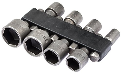 Bit Steckschlüssel Satz 5-13 mm 8-tlg für Akkuschrauber Bohrmaschinen Außensechskant