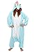 Produktbild Damen Herren Unisex Adult Erwachsene Blau Große Heck Einhorn Animal Anime Tier Weihnachten Halloween Fasching Carnival Kigurumi Cosplay Overall Pajamas Pyjamas Schlafanzug Kostüme Jumpsuit kleid Kleidung